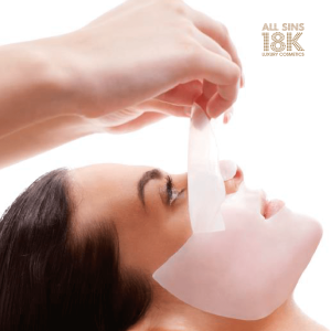 La mejor mascarilla facial antiedad de All Sins 18 K